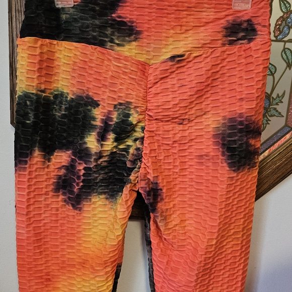 2 Pc Set by SY Fashion Tie Dyed Track Suit Sz L - Picture 8 of 10
